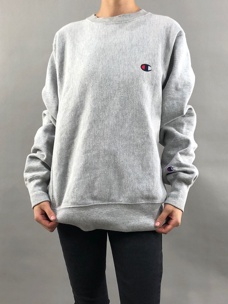 Champion sweater dark grey que significa best sale