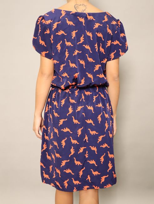 Peach love dinosaur outlet dress